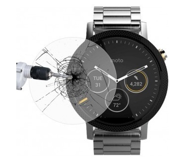 qMust Tempered Glass Motorola Moto 360 46mm (2nd gen) screenprotector - 9H krasbestendig