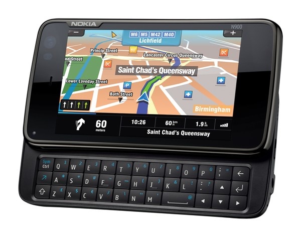 Nokia N900 met Sygic