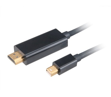 Akasa 4K Mini DisplayPort to HDMI active adapter cable Zwart