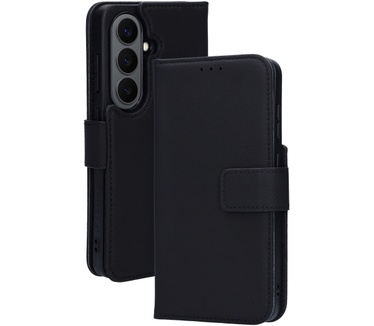 Mobiparts Leather 2 in 1 Wallet Case Samsung Galaxy S26 Black (MagSafe Compatible)