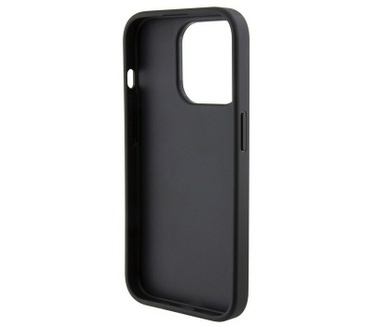 Ferrari Perforated Line Back Case - iPhone 15 Pro (6.1") - Zwart Zwart