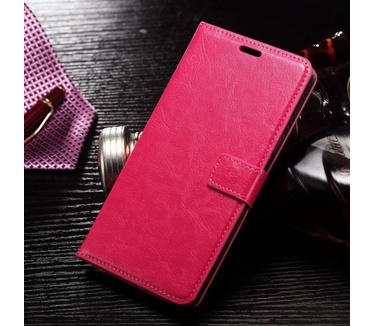 Kees Lederlook Portemonnee Hoesje Samsung Galaxy Note 5 - Roze