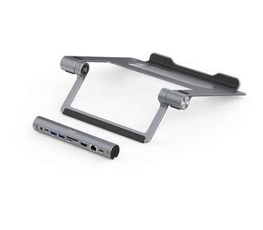 i-tec Cooling Pad for notebooks (up-to 15.6”) with USB-C Docking Station (Power Delivery 100 W)