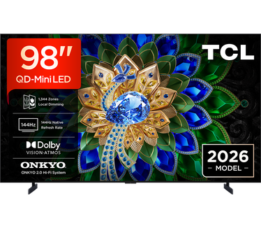 TCL 98A400U Zwart