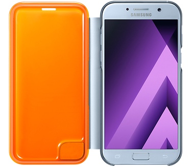 Samsung Galaxy A5 (2017) Neon Flip Cover (Galaxy A5 2017) Blauw