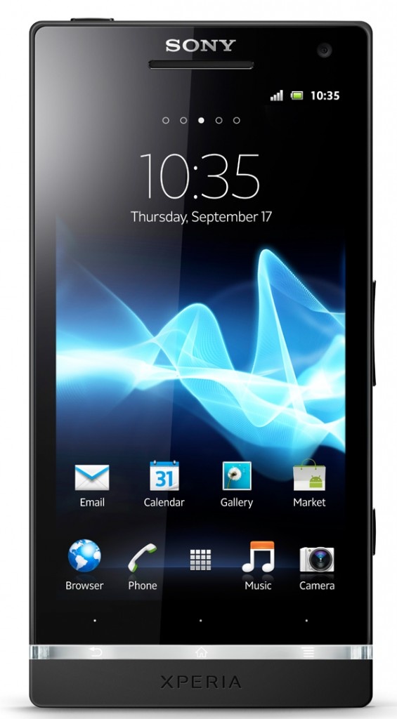 sony xperia s zwart kenmerken tweakers