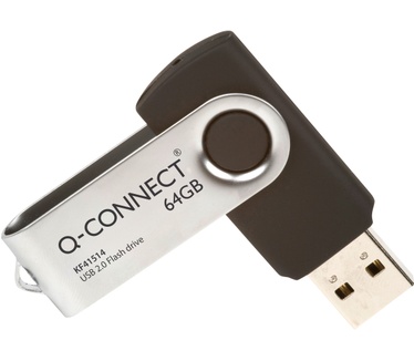 Q-connect Drive 2.0 64GB Zwart