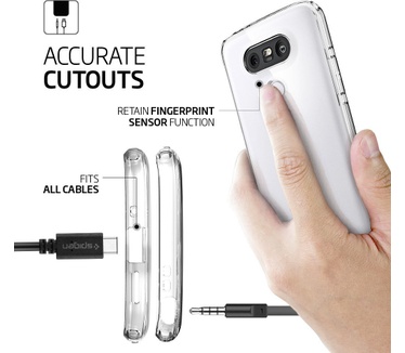 Spigen Ultra Hybrid LG G5 Case - Crystal Clear