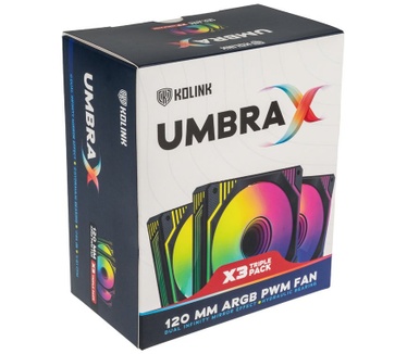 Kolink UMBRA X 120mm PWM ARGB TRIPLE PACK