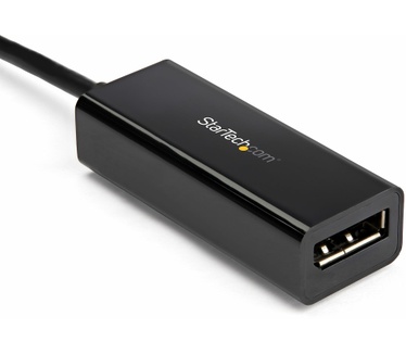 Startech.com USB-C naar DisplayPort adapter 8K 30Hz HBR3 adapter Thunderbolt 3 video dongle voor DP 1,4 displayscherm - Zwart (CDP2DP14B)