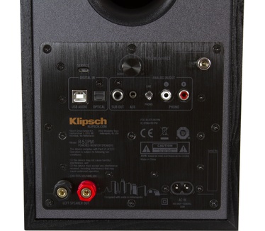 Klipsch R-51PM EUA (Zwart)