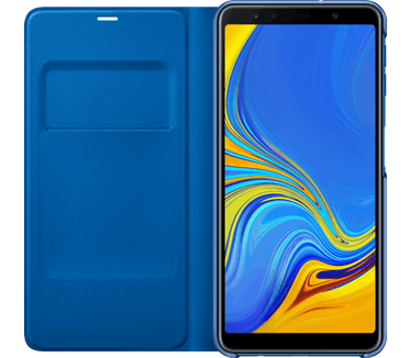Samsung Galaxy A7 (2018) Wallet Cover Blauw (Galaxy A7 (2018)) Blauw