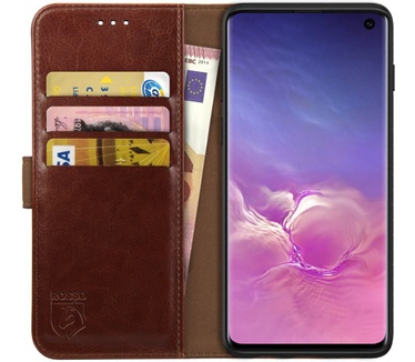 Rosso Element Samsung Galaxy S10 Hoesje Book Cover  Bruin