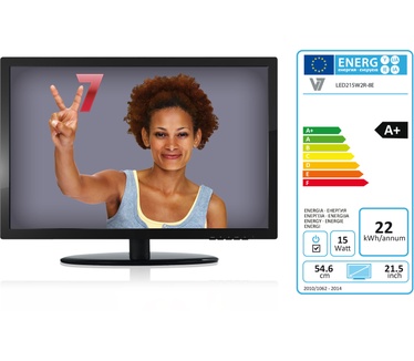 V7 LED215W2R-8E Zwart