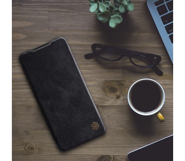 Nillkin Qin PU Leather Book Case - Samsung Galaxy A52 Zwart