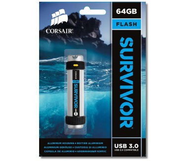 Corsair Flash Survivor (V1) 64GB Zilver