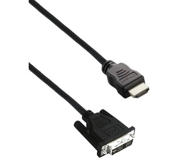 Eeconn HDMI - DVI Kabel, Singlelink (18+1), Zwart, 5m