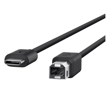 Belkin USB-C naar USB-B 2.0 printerkabel 1,8 meter - Zwart