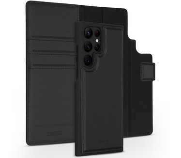 Accezz Premium Leather 2 in 1 Wallet Bookcase Samsung Galaxy S22 Ultra - Zwart