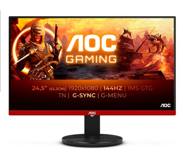 AOC G2590FX Rood, Zwart