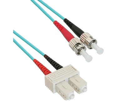 Eeconn Glasvezel Patchkabel, 50/125 (OM3), SC - ST, Duplex, 2m