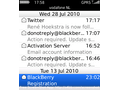 Blackberry Pearl 3G 9105 - screenshot