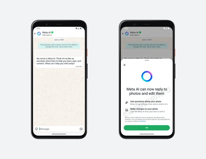WhatsApp-bèta met nieuwe functie MetaAI