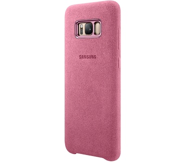 Samsung Galaxy S8 Alcantara Cover Roze