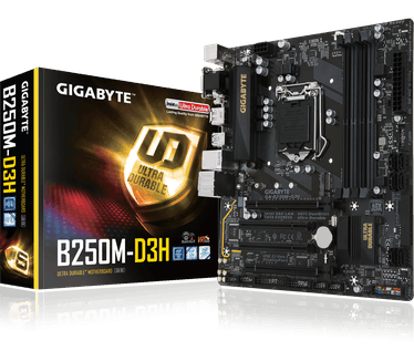 Gigabyte GA-B250M-D3H S1151 B250 MATX (GA-B250M-D3H)