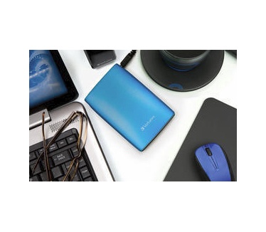 Verbatim Portable Caribbean Blue 500GB Blauw