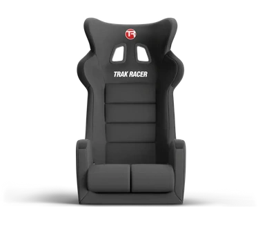 Trak Racer Trak Racer - GT Style Vaste Fiberglass stoel - Zwart