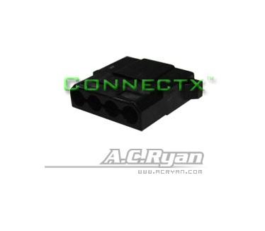 AC Ryan ACR-CB7525 ConnectX Molex 4pin Female (Zwart)