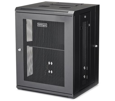 Startech.com 15U Serverkast rack wand monteerbaar diepte tot 20" / 50 cm scharnierende behuizing