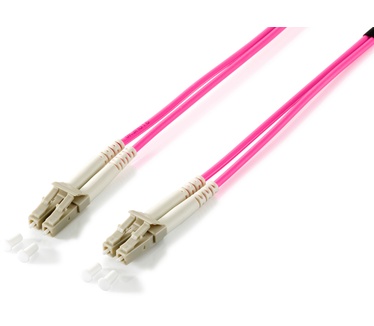 Equip LC/LC Optical Fiber Patch Cord, OM4, 15m