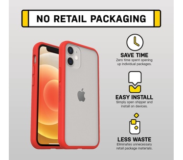 Otterbox React Series voor Apple iPhone 12 mini, Power Red - Geen retailverpakking
