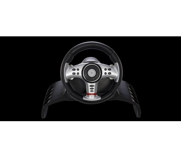 Saitek 4-in-1 Vibration Wheel Zwart