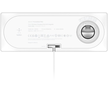 Belkin 3-in-1 draadloos laadstation met MagSafe Wit