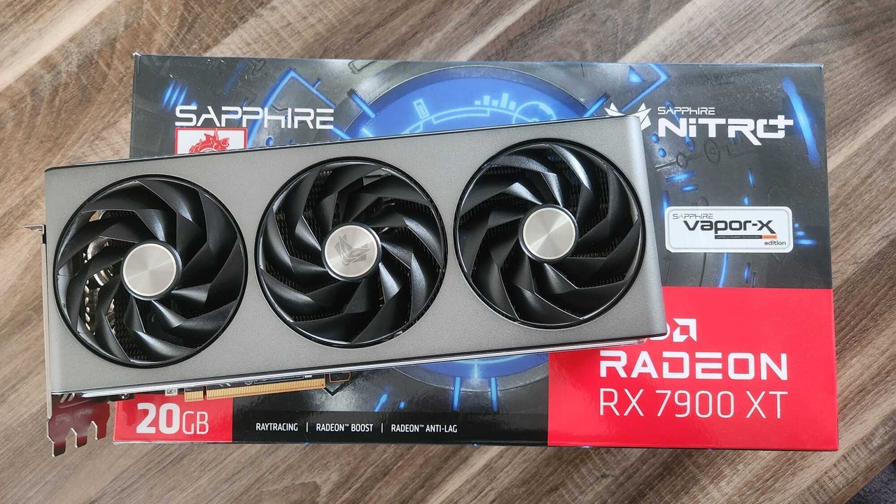 Card màn hình SAPPHIRE NITRO+ AMD Radeon RX 7900XT Vapor-X 20GB [NEW