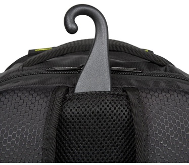 Targus Work & Play Fitness Laptop Backpack - Zwart/Geel Geel, Zwart