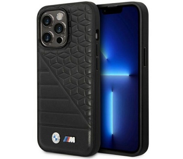 BMW M Bi Pattern Back Case - Apple iPhone 14 Pro (6.1") - Zwart Zwart