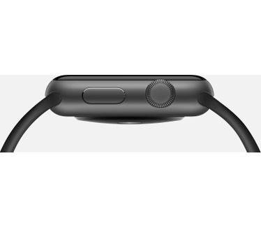 Apple Watch Sport (38mm) Grijs (Zwart)