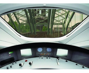 Virtual model train simulator
