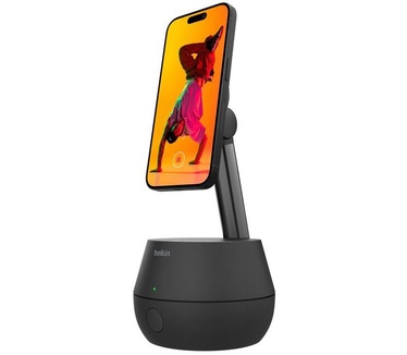 Belkin Pro-standaard met automatische tracking en DockKit, MagSafe-compatible, 15 W Wireless Charger, 360° tracking, iOS-integratie voor o.a. iPhone 15/14/13/12, voedingsadapter (1,5 m) - Zwart (iPhone 16
iPhone 16 Plus
iPhone 16 Pro
iPhone 1)