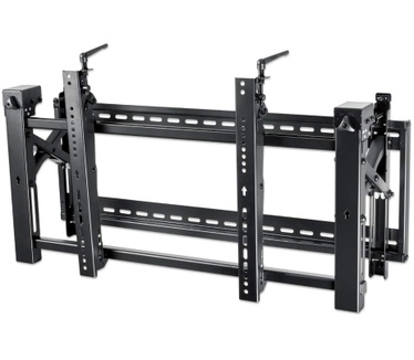 Manhattan Video Wall Mount, Pop Out, 1 Screen, 45"-70", VESA 200x200mm to 600x400mm, Tilt -5° to 3°, Max 70kg, Black, Box