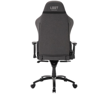 L33T Elite V4 Gaming Chair (Soft canvas) Donkergrijs