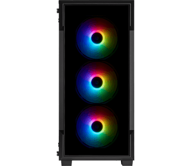 Corsair iCUE iCUE 220T RGB Tempered Glass Mid-Tower Smart Case — Black