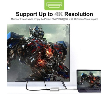 Techly IADAP USB31-HDMIPTY