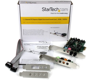 Startech.com 7.1 Channel PCI Express Sound Card (PEXSOUND7CH)