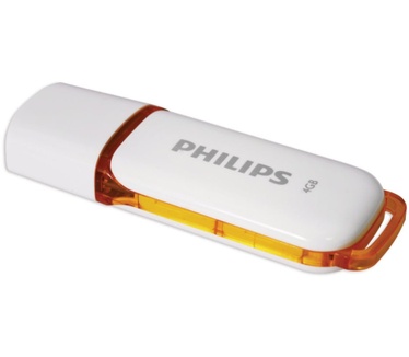 Philips Flash Drive USB 2.0 Snow Edition 4GB Oranje