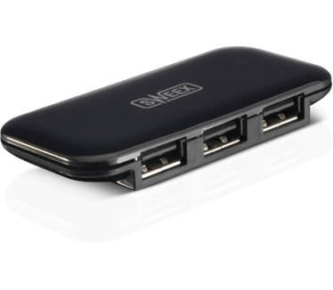 Sweex Powered 4 Port USB Hub Blister, black